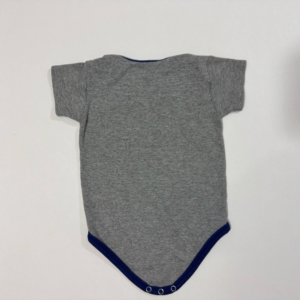 adidas Dodgers Kids Bodysuits in Gray and Navy - Picture 7 of 8